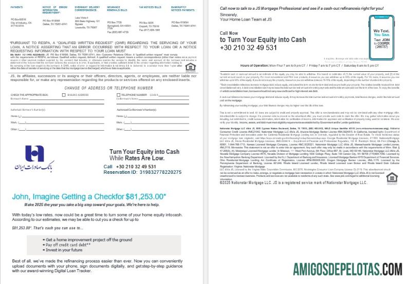 Declaração de hipoteca do Banco Sederat do Irã em formatos Word e PDF 3 4 modelo